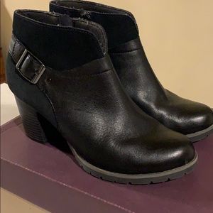 Clark’s Black Ankle Booties